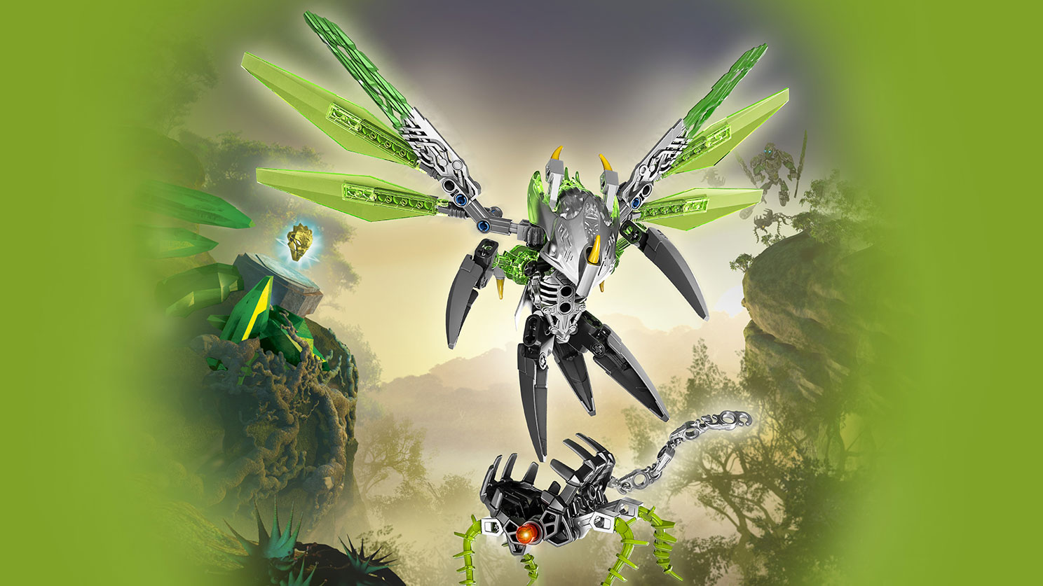 Lego Bionicle. Уксар Тотемное животное Джунглей  